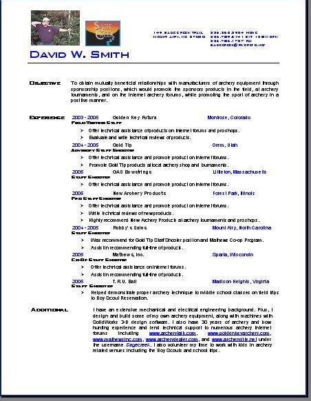 shooter resume examples